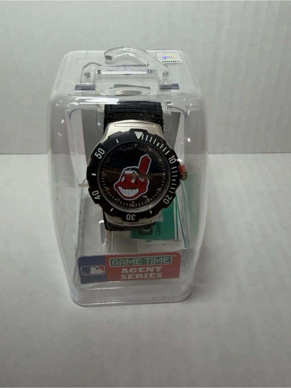 Game Time Cleveland Guardians Black and Red Team Watch